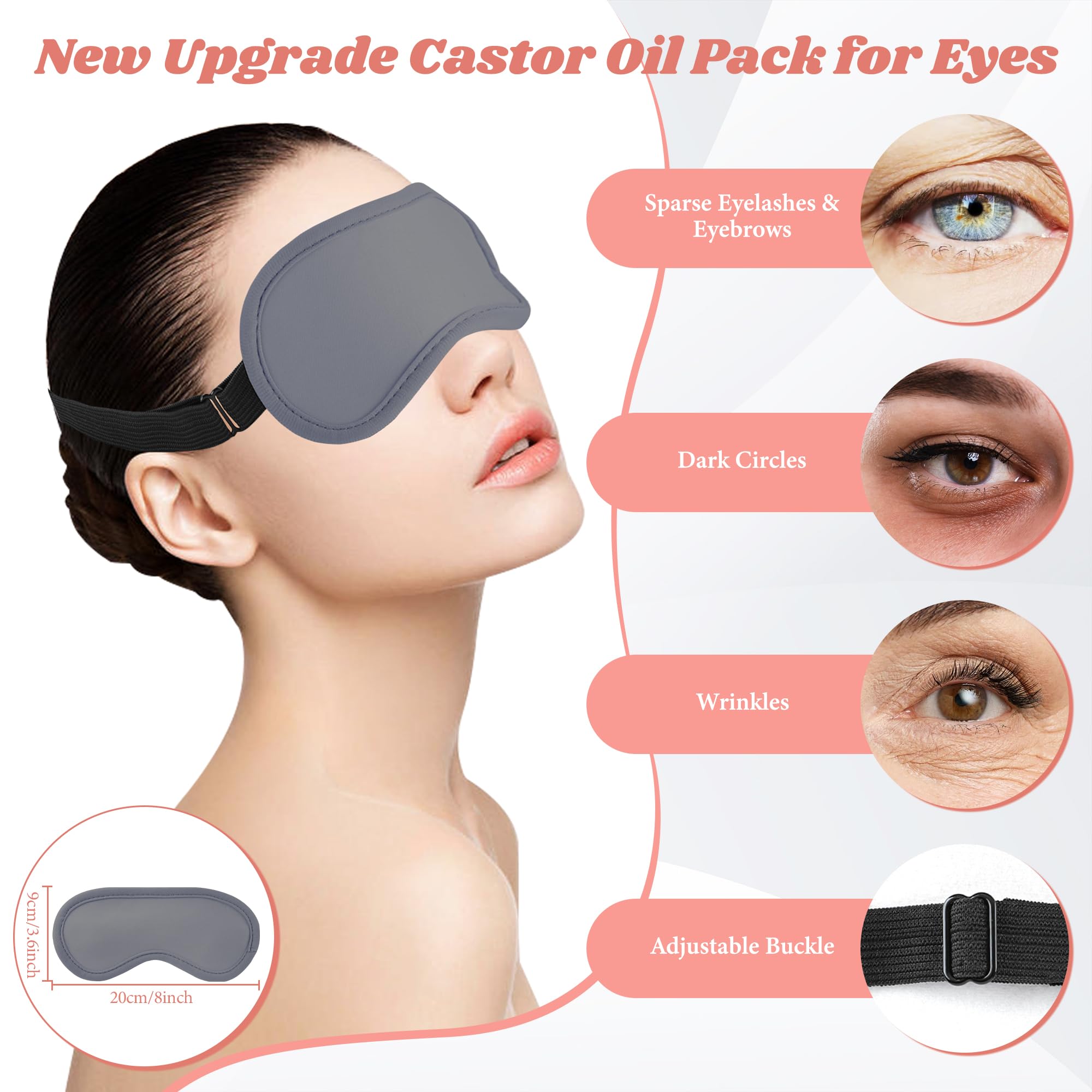 Lnkful castor oil pack wrap hands for relaxing grip and stress relief.