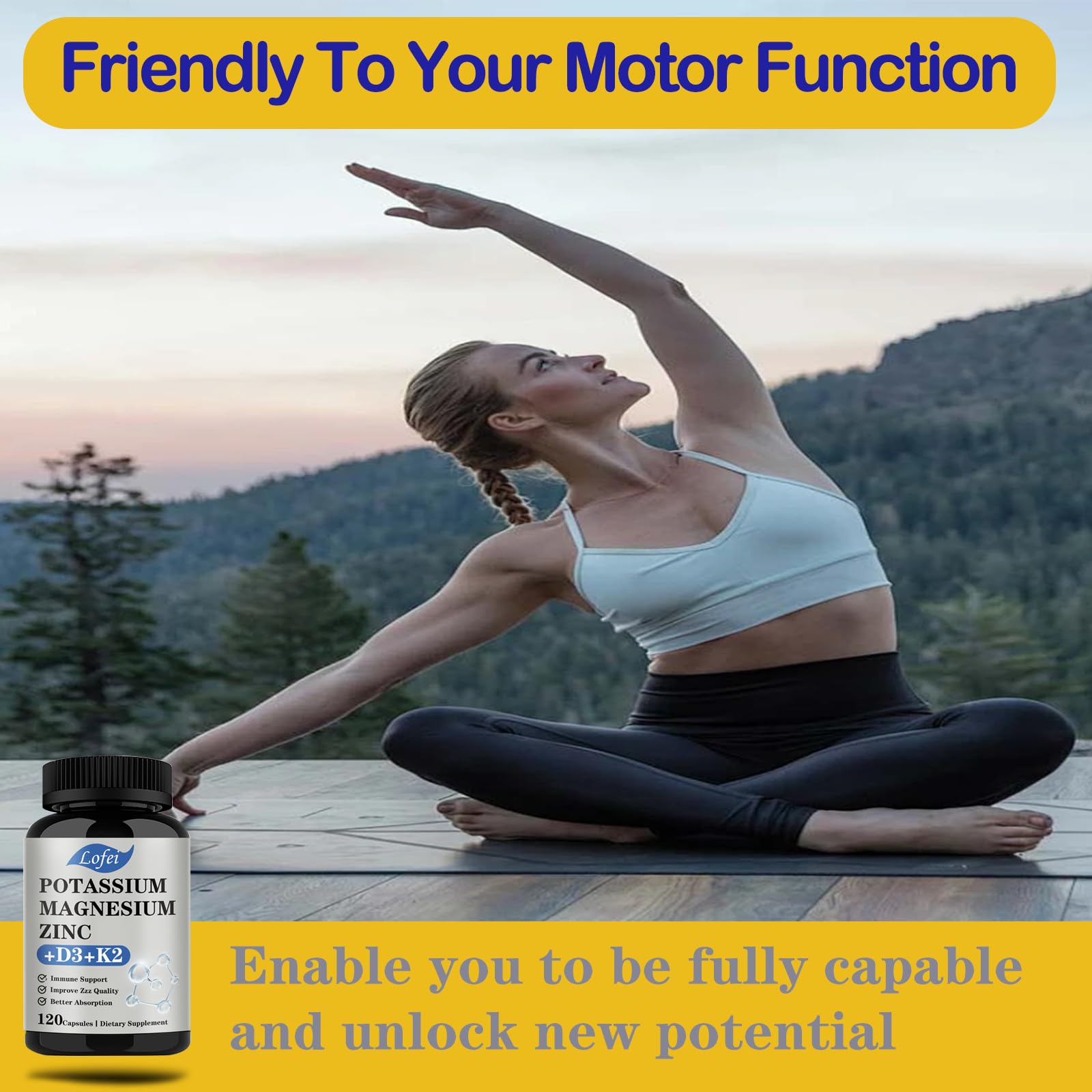 Lofei two-month supply of vegan capsules supports consistent use.