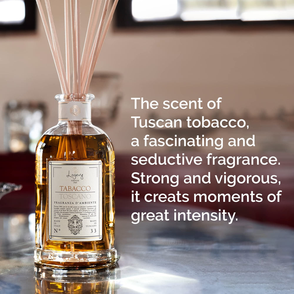 Logevy Firenze 1965 natural reeds diffuse fragrance with minimal evaporation for long lasting aroma