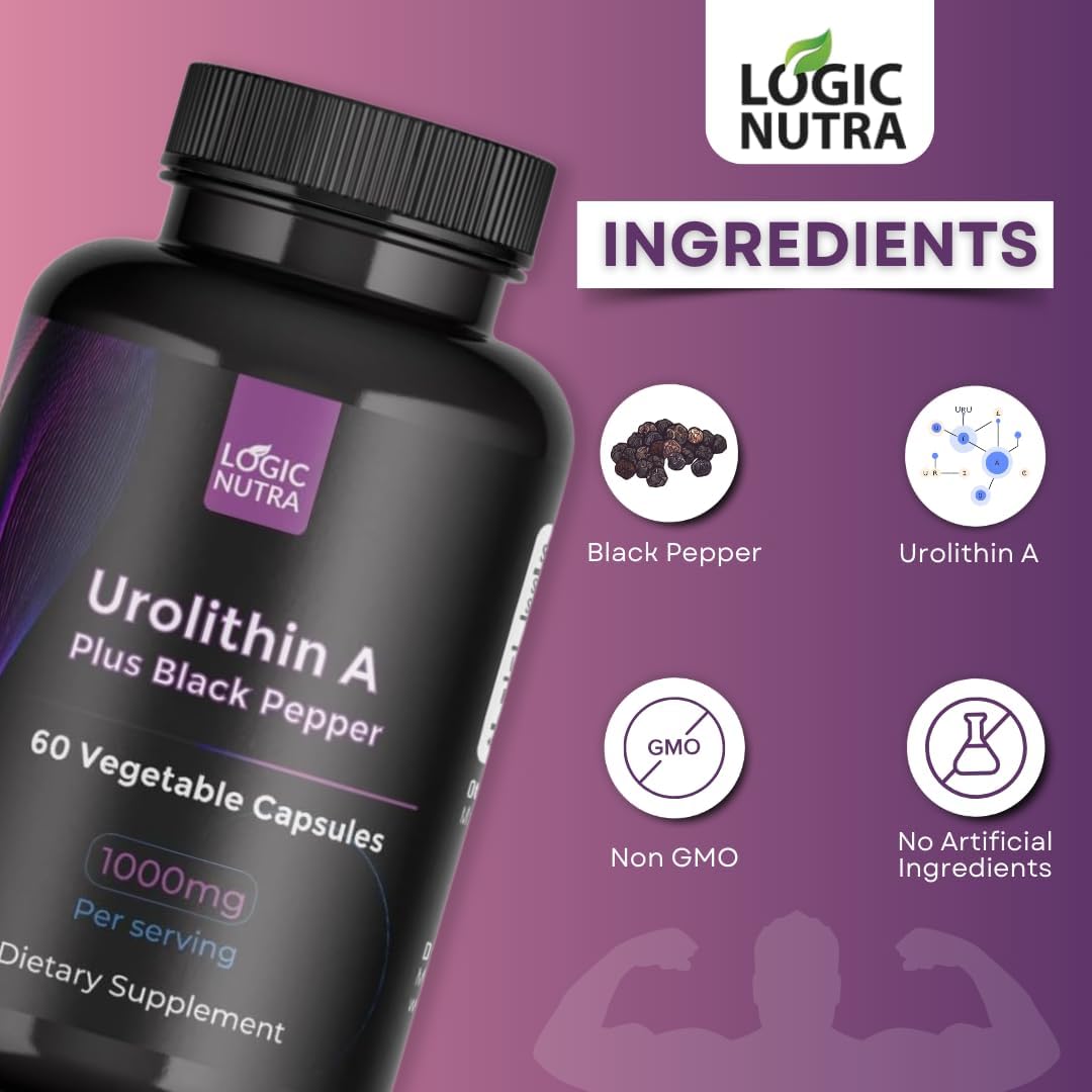 Vegan and gluten-free symbols on label of Logic Nutra product