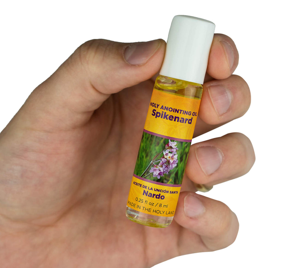 LOGOS Holy Anointing Oil Spikenard Jerusalem gift packaging ideal for pastors and clergy gifts