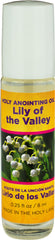 LOGOS Holy Anointing Oil Lily of the Valley bottle with roller top for easy application.
