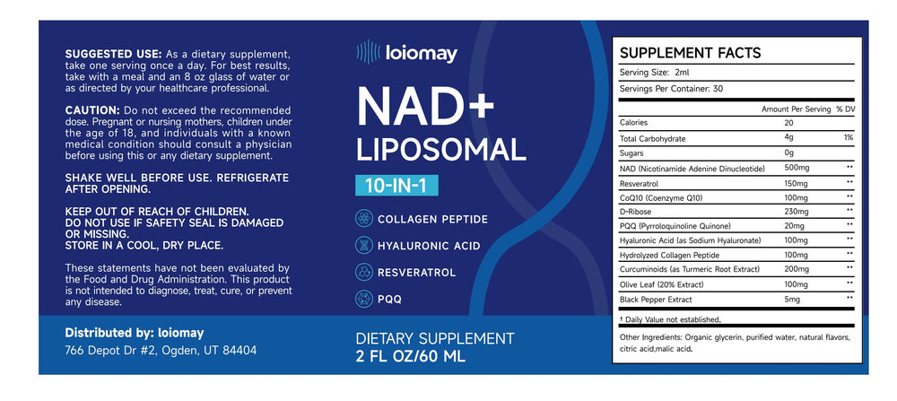 Loiomay serving instruction image demonstrates two-drop per dose.