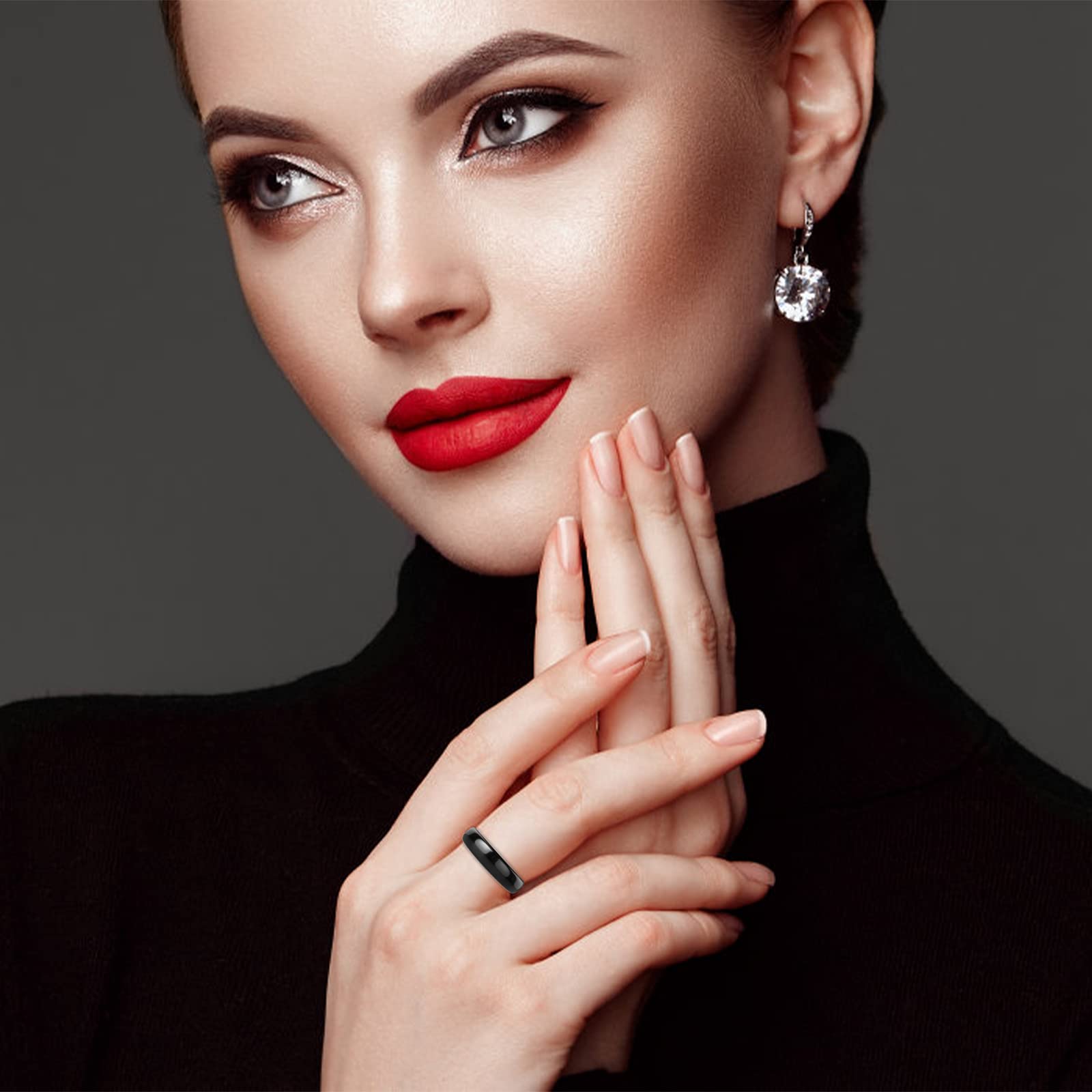 Lonage hematite ring, a thoughtful gift idea for balance and calm