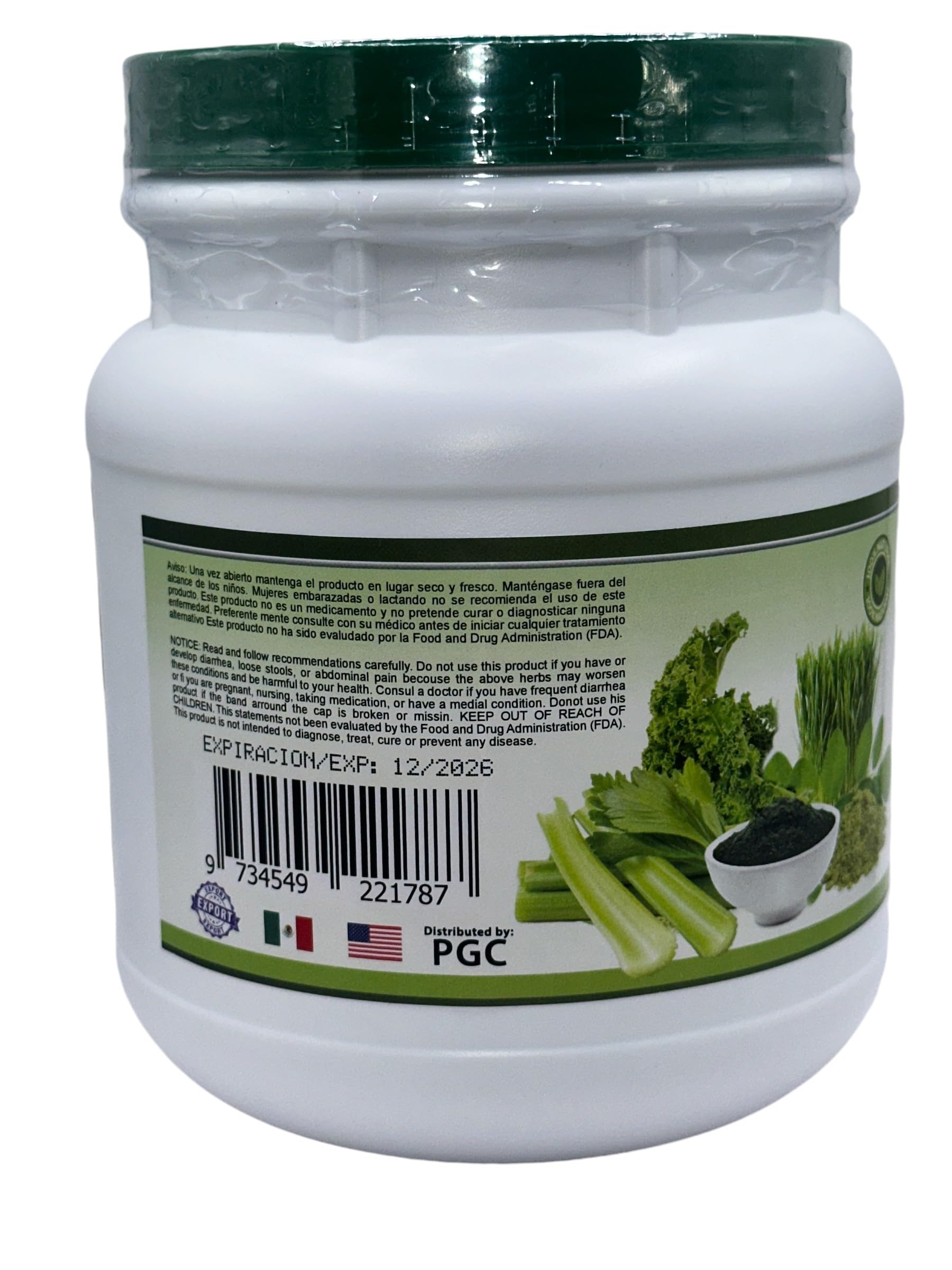 LO+NATURAL Green King powder scoop for easy daily mixing.
