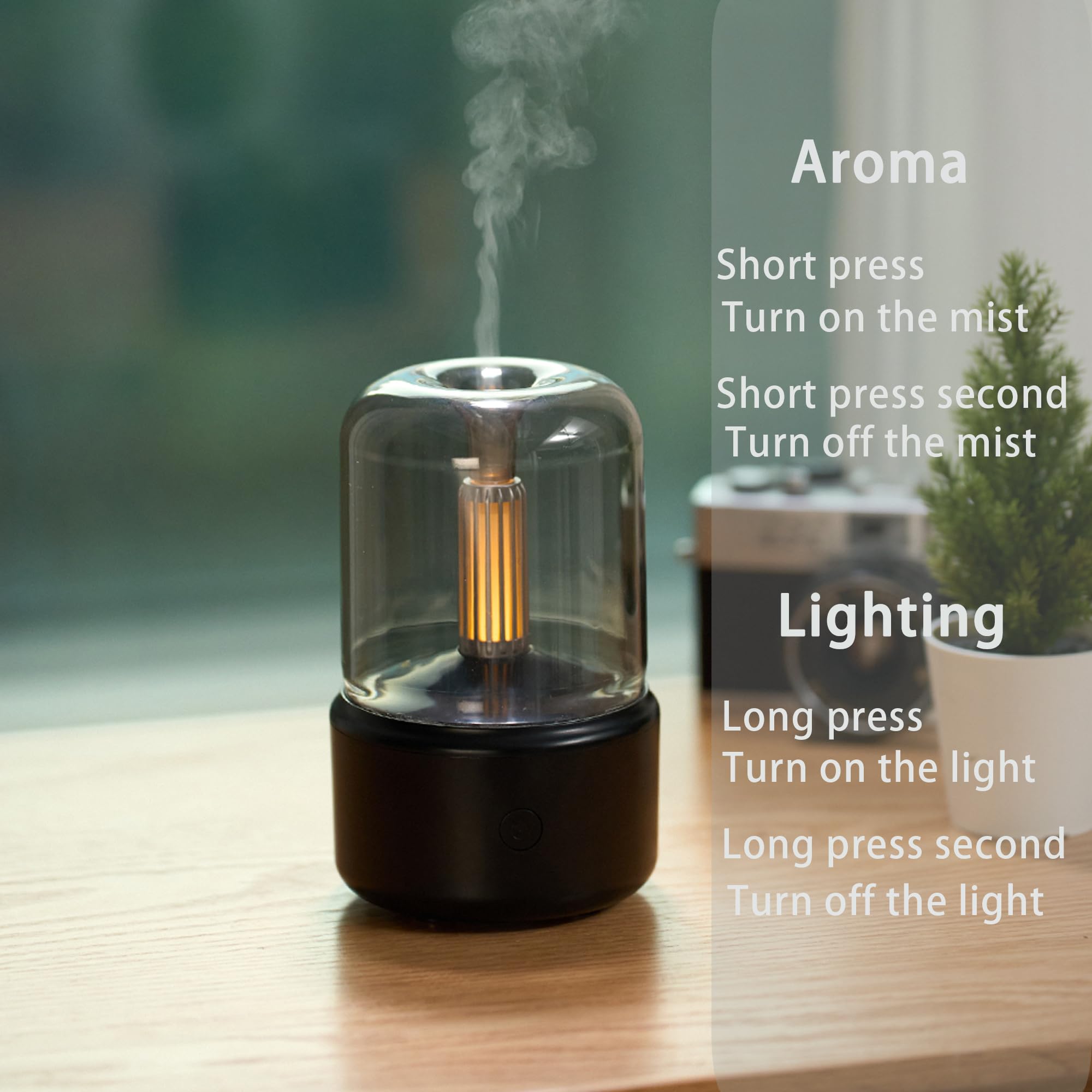Loncin diffuser with quiet ultrasonic operation for peaceful environments.