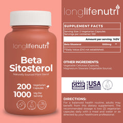 Close-up of label showing 1000mg per serving for consistency.