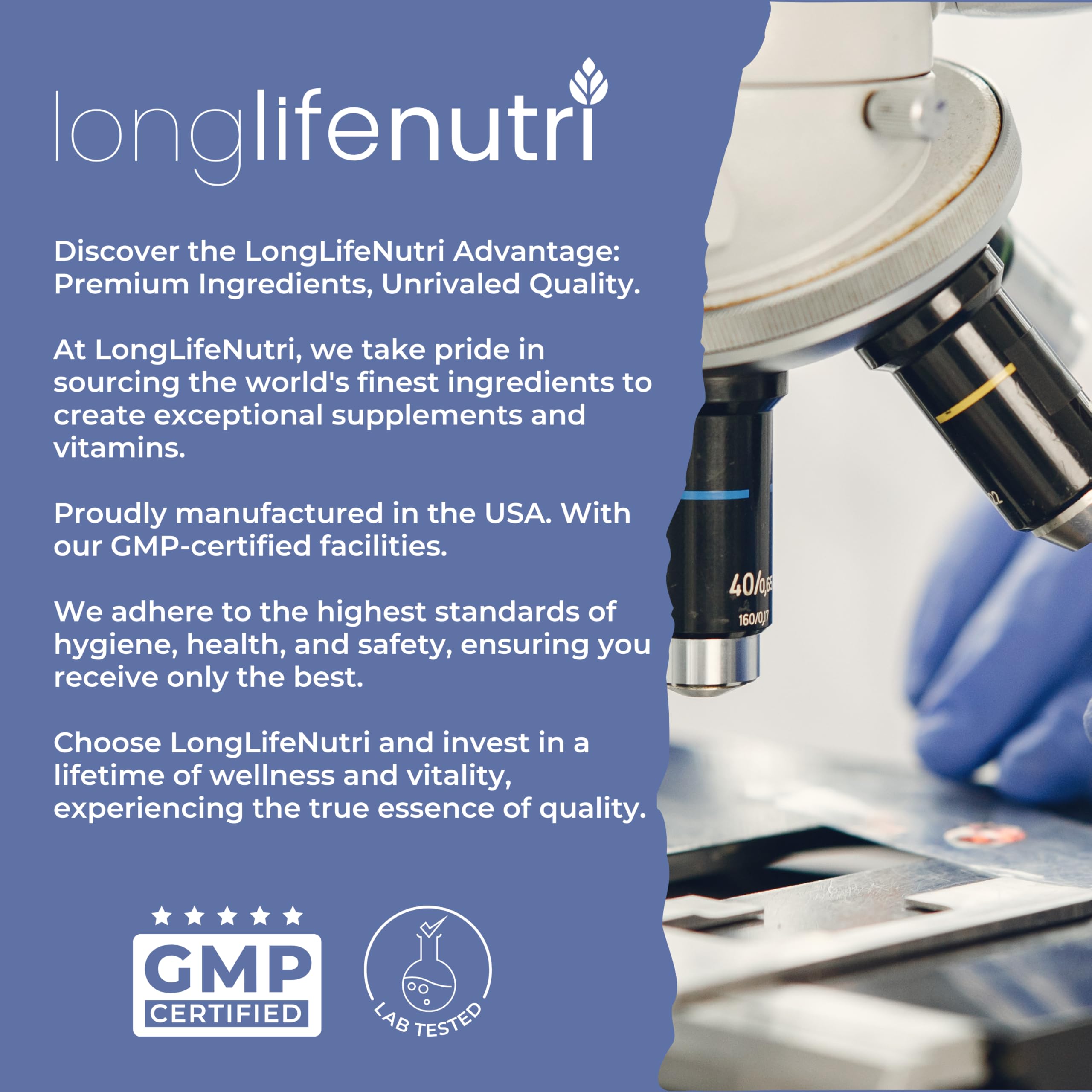 LongLifeNutri Calcium D-Glucarate two-month supply and pill organizer included.