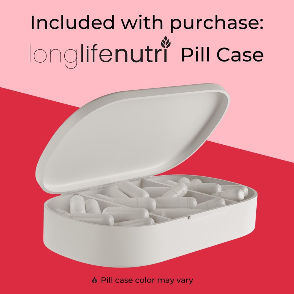 Pill case storage design supports organized daily routines