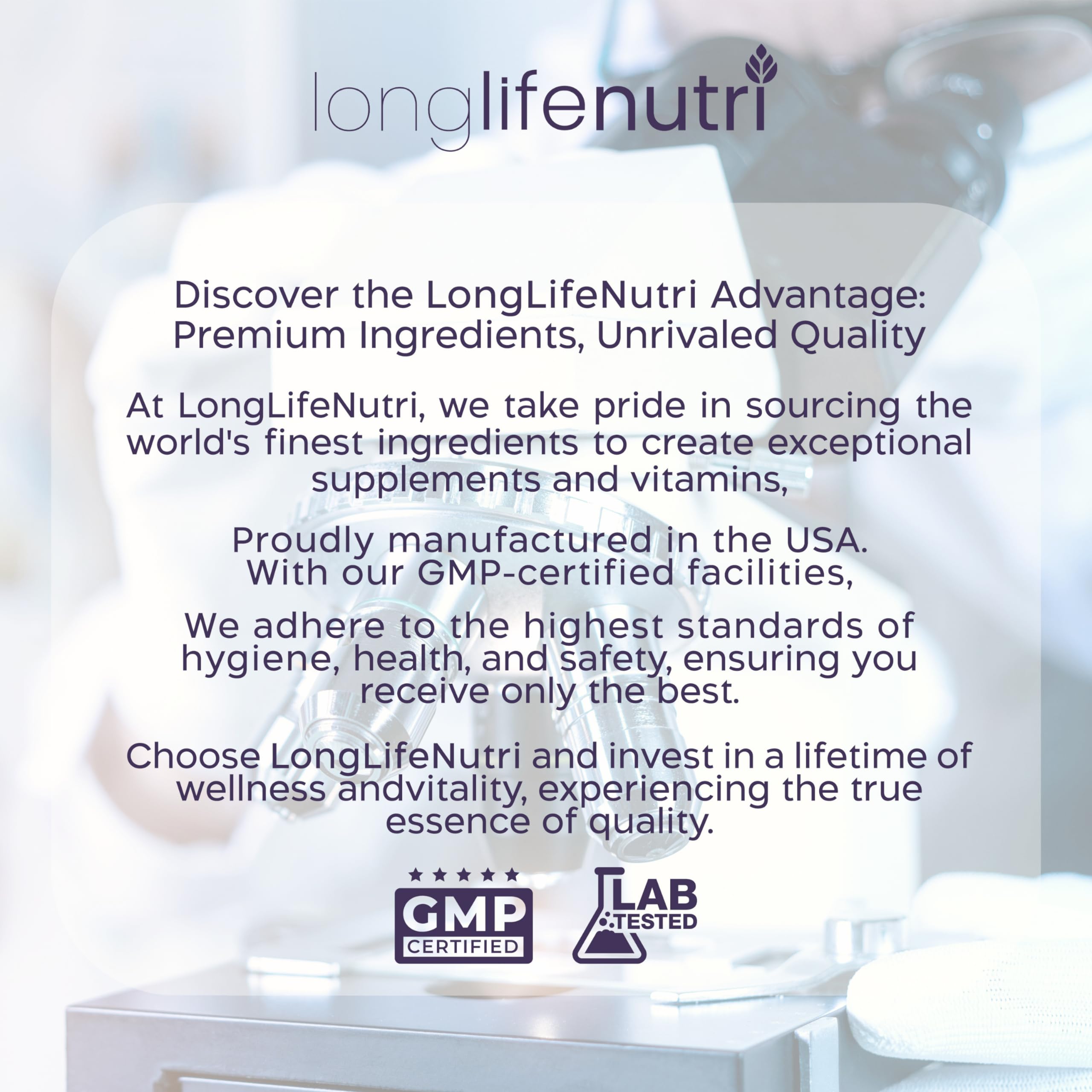 Product on shelf display suggesting convenient, long-lasting supplementation