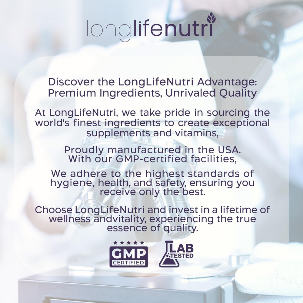 Product on shelf display suggesting convenient, long-lasting supplementation