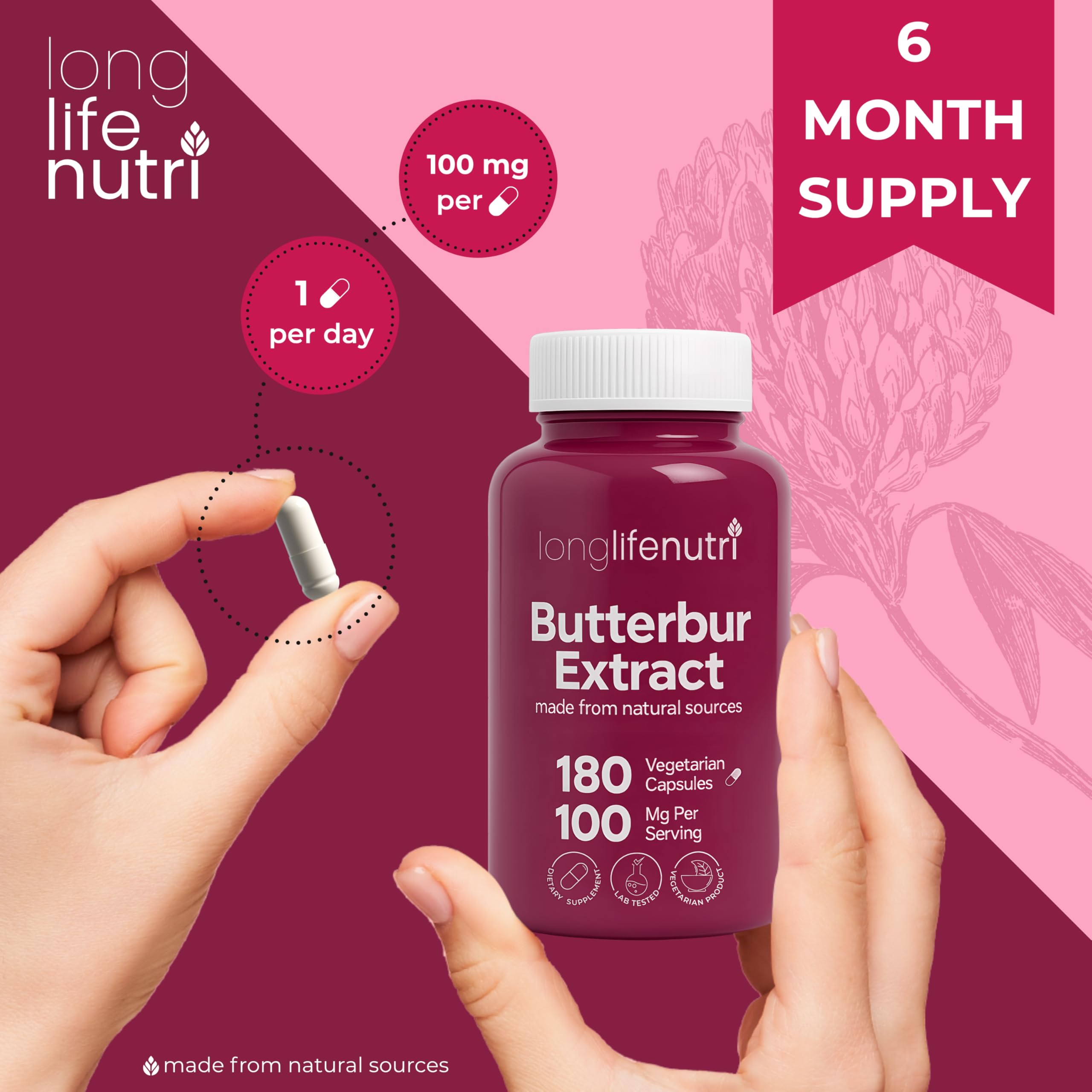 USA-made GMP-certified facility manufacturing LongLifeNutri butterbur.