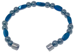 Wrist-on view of the Look Sharp bracelet showing bold design and daily comfort potential.