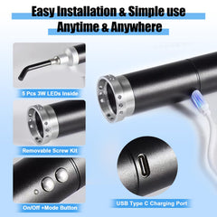 LOONLAI cold sore red light device detachable tip enables facial and body use