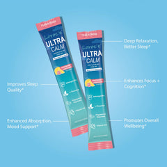Loroc'e UltraCalm label showing ingredients and calm-support nutrients.