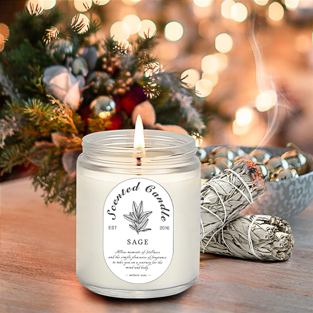 LOSNYA soy wax candle close-up highlights smooth melt and fragrance release.