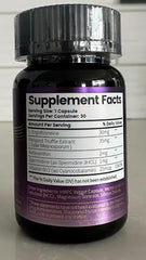Losoki Ergo+ ingredients panel shows premium antioxidant blend of spermidine, astaxanthin, black truffle