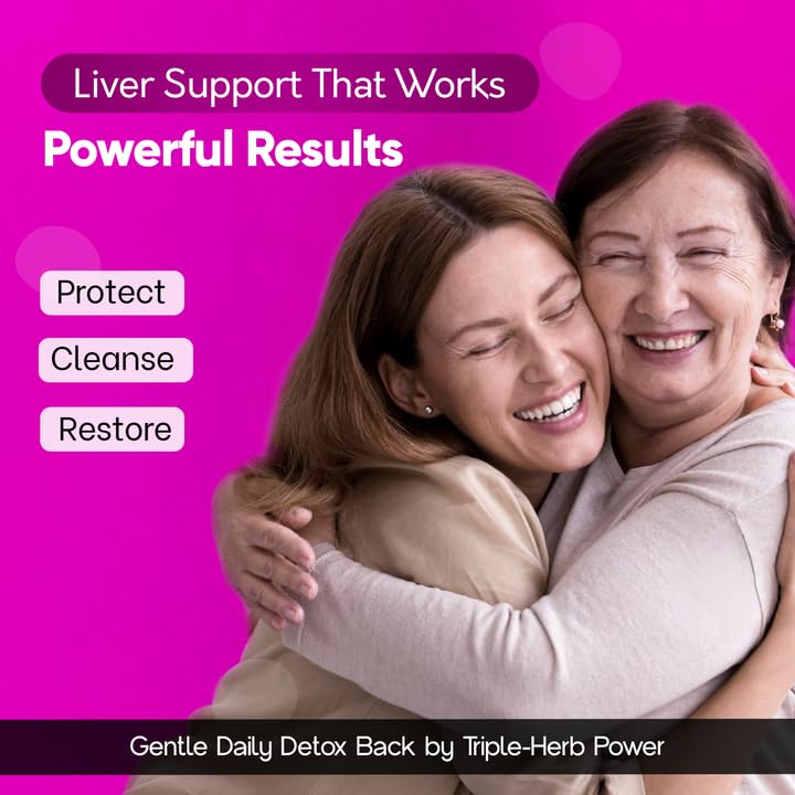 Losoki Liver Detox ingredients featuring milk thistle and glutathione.
