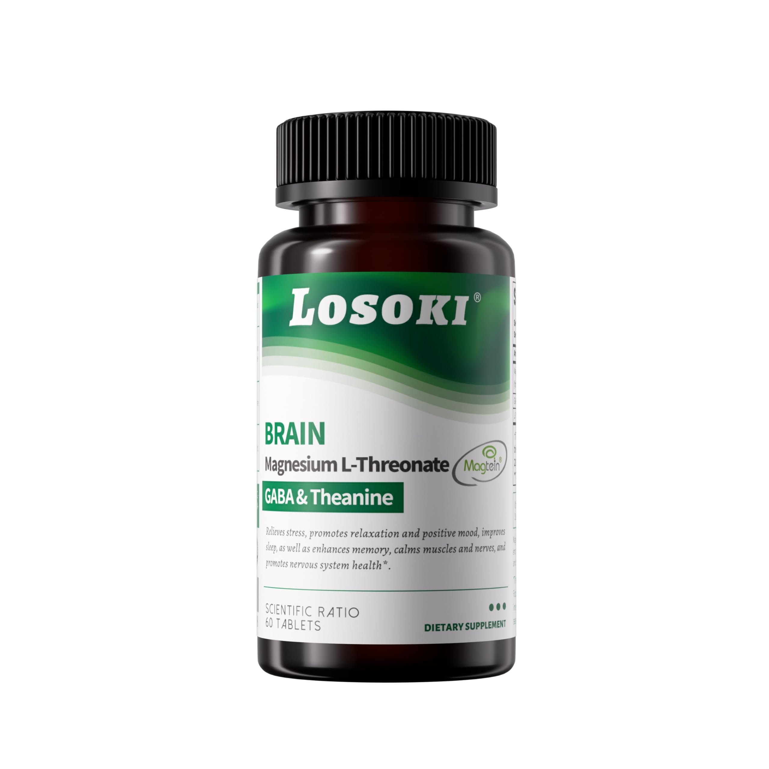 Losoki Magnesium 60 tablets in hand show convenient daily routine.