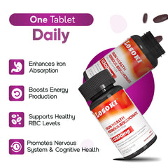 Losoki Vitamin C boost bottle signals enhanced absorption and immune potential.