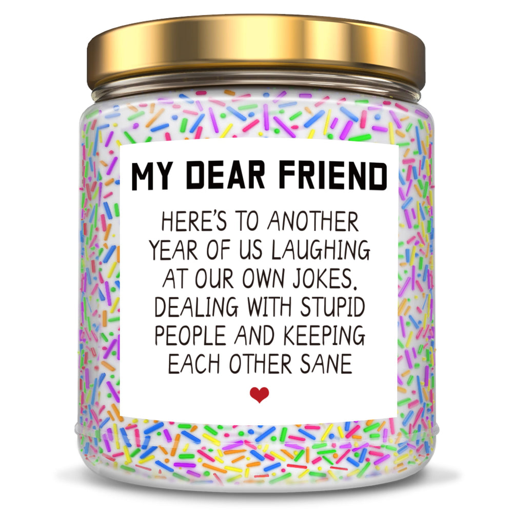 LOTICONA Birthday Candle with sprinkles brightens celebrations and adds playful charm.