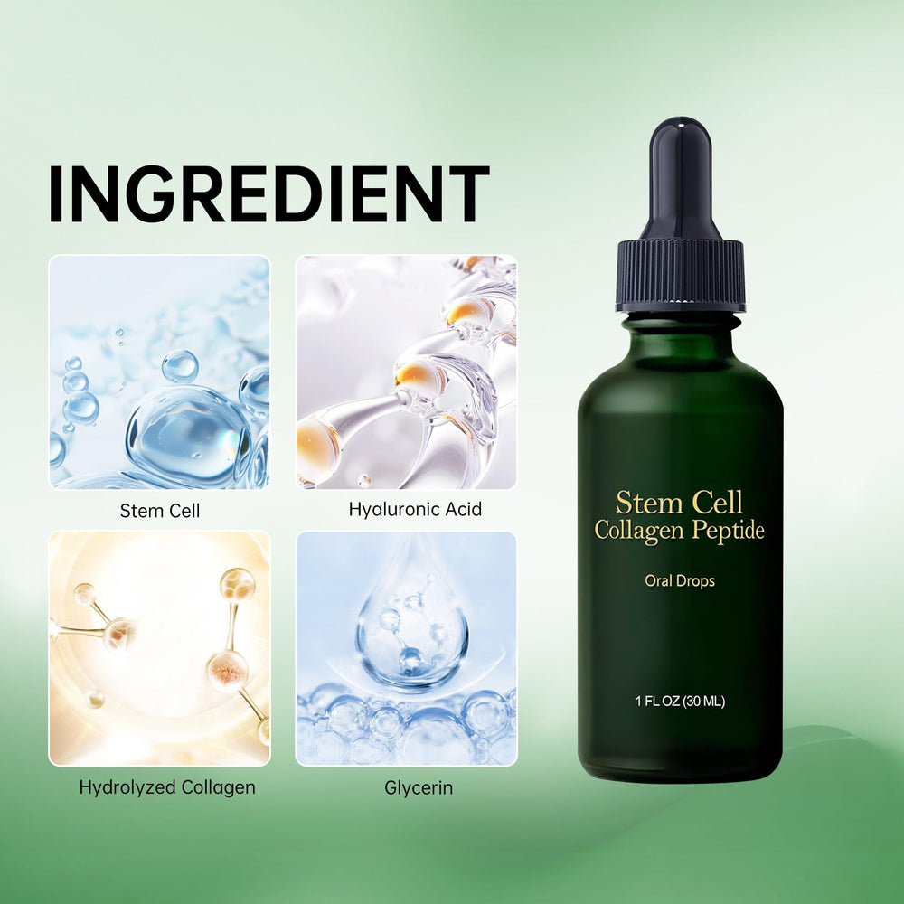 Lotmay Drops mixed in water for easy incorporation into daily hydration and skincare.