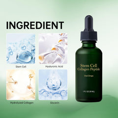 Lotmay Drops mixed in water for easy incorporation into daily hydration and skincare.
