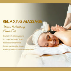 LOTUSJOY bath oil Cassia for spa-like relaxation at home