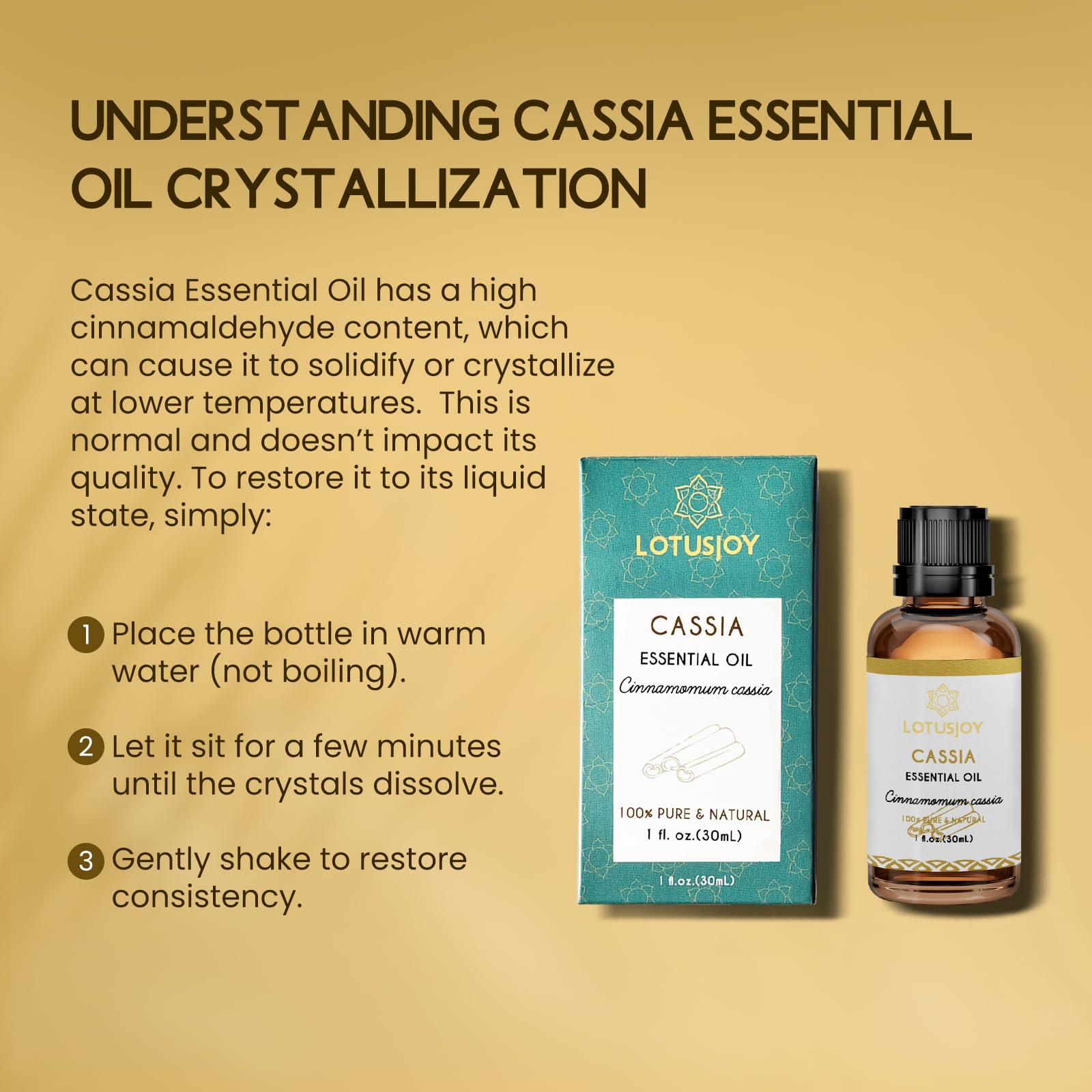 LOTUSJOY kitchen potpourri Cassia oil enhances scent
