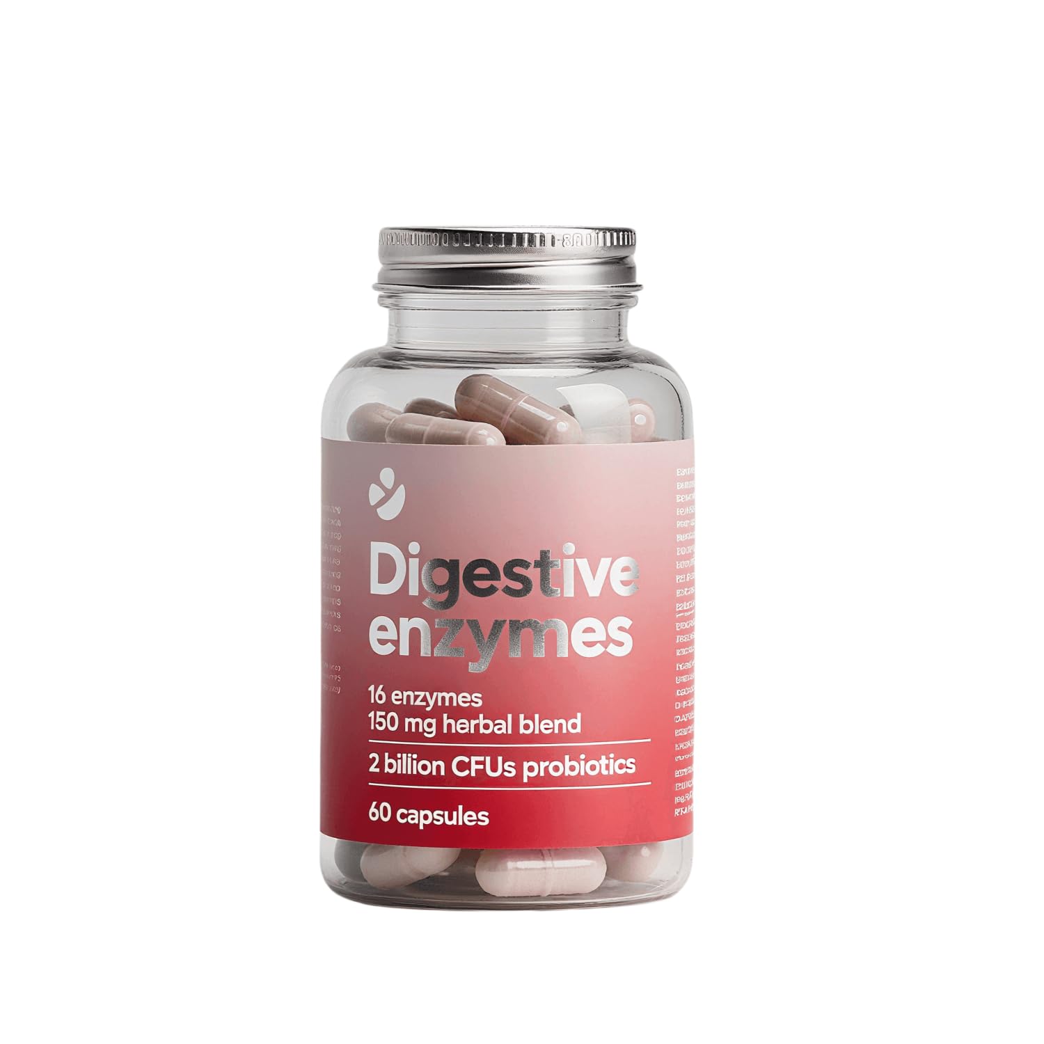 LOUDSAY Digestive Enzymes bottle top view for daily gut support.