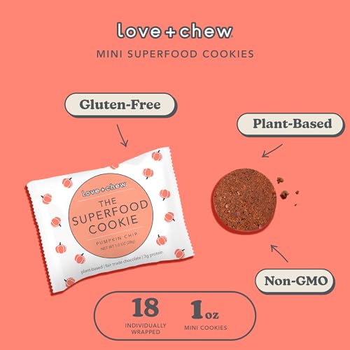 Love + Chew ingredients scene featuring almond, chia, and almond butter for protein.
