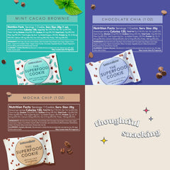 Love + Chew Mint Cacao close-up, cool mint with bold cacao for a refreshing finish
