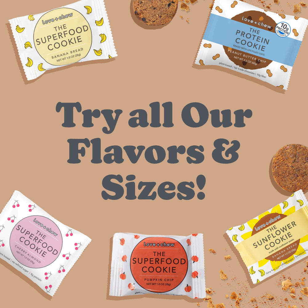 Love + Chew packaging design, compact and travel-ready for busy lifestyles