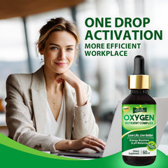 Love Life Supplements pour into water showing easy oxygen-boosting step