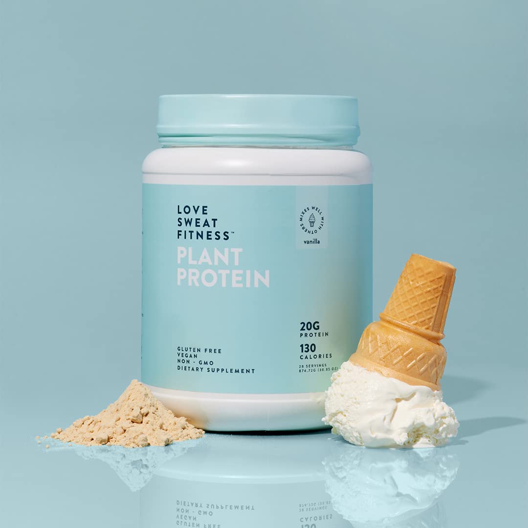 Love Sweat Fitness organic pea and brown rice blend ingredients