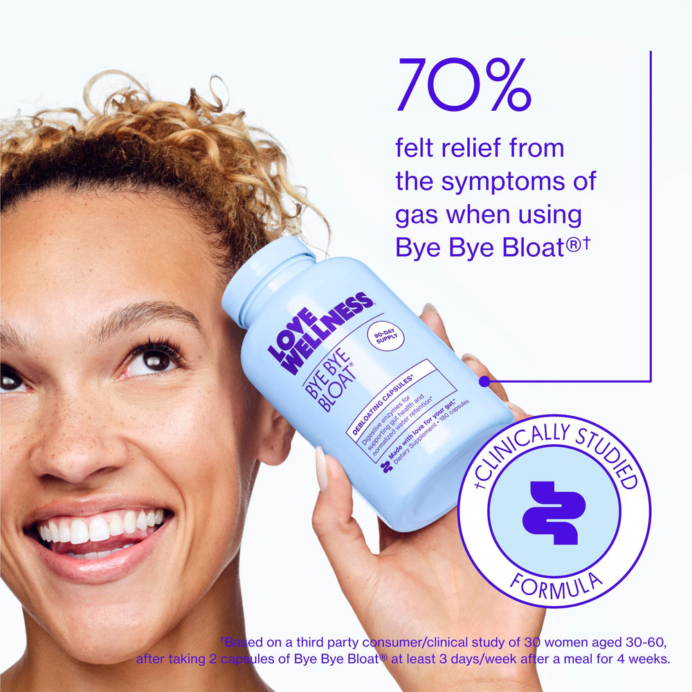 Serving after meal usage demonstrates flexible intake for Bye Bye Bloat.