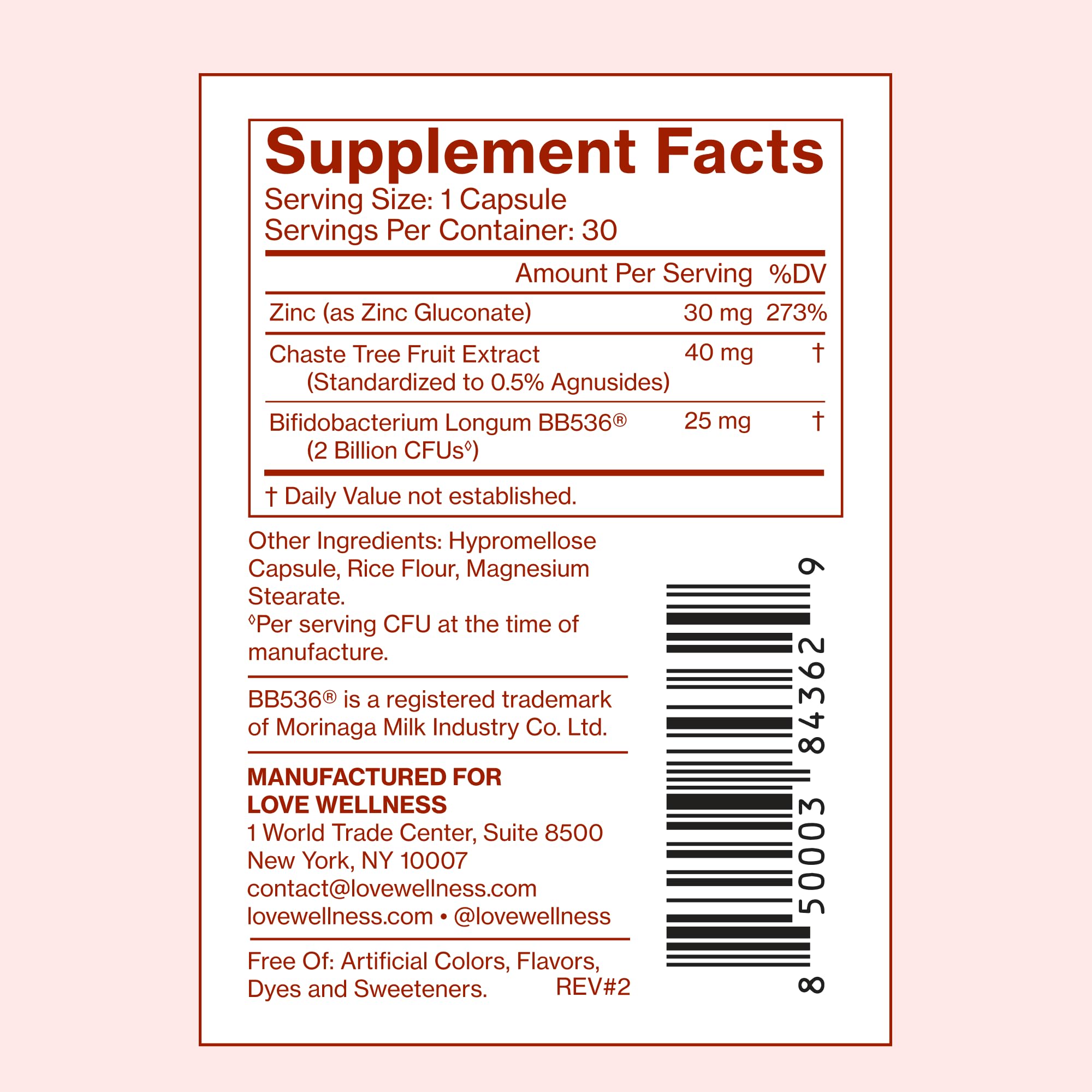 Love Wellness capsules pouring into a cup for beverages