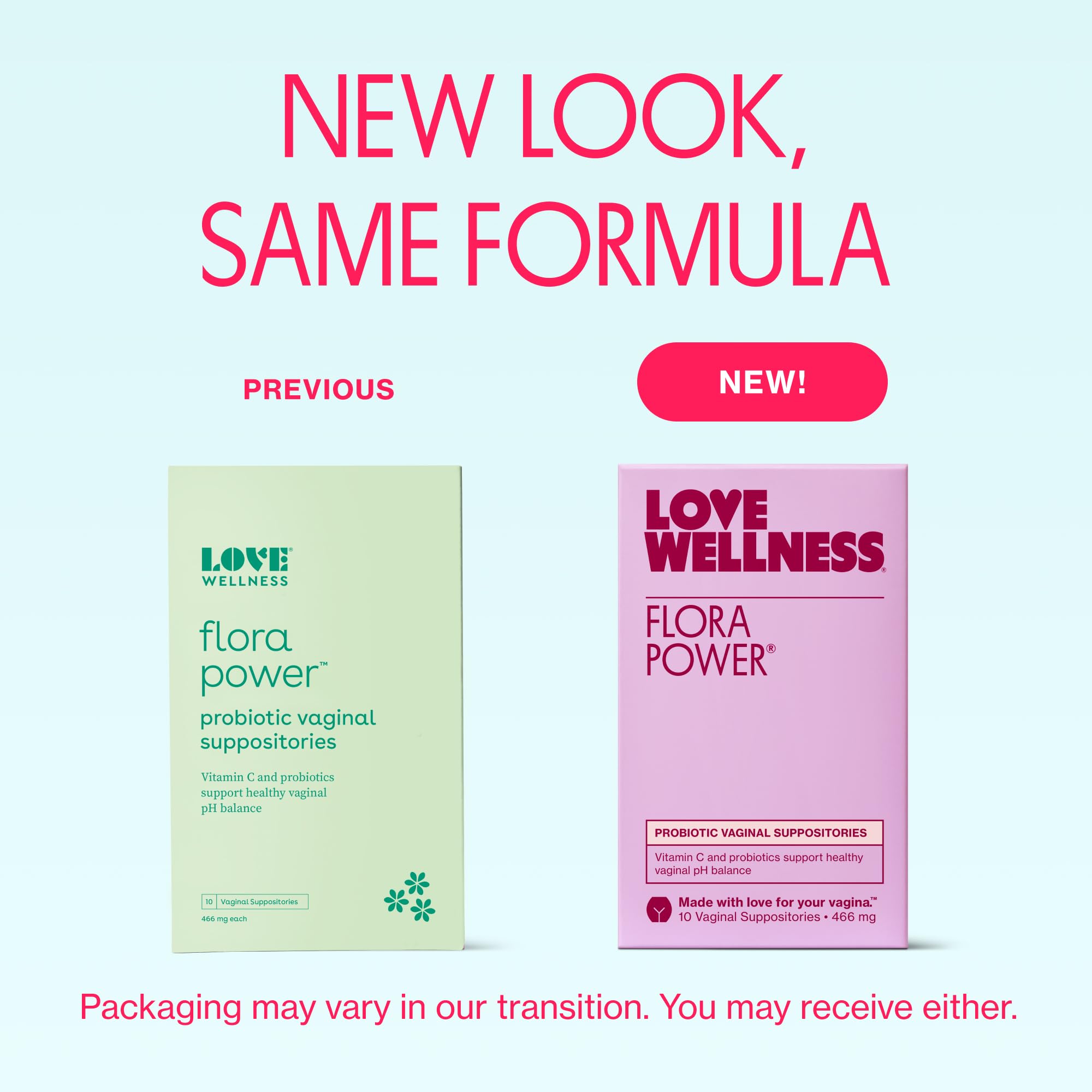 Fragrance-free label from Love Wellness signaling safe, skin-friendly ingredients.
