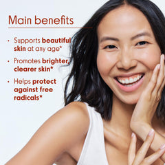 Love Wellness Good to Glow bottle front with collagen blend for skin nourishment