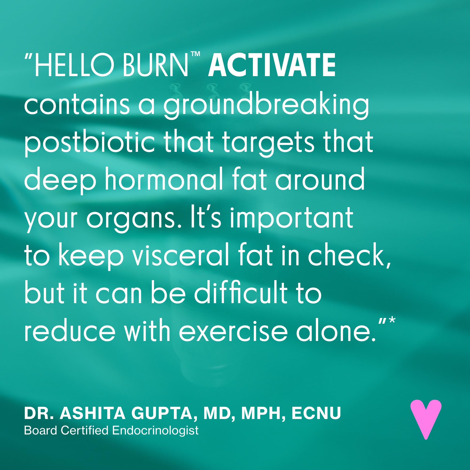 Glass of water beside Hello Burn Activate capsules for easy intake.