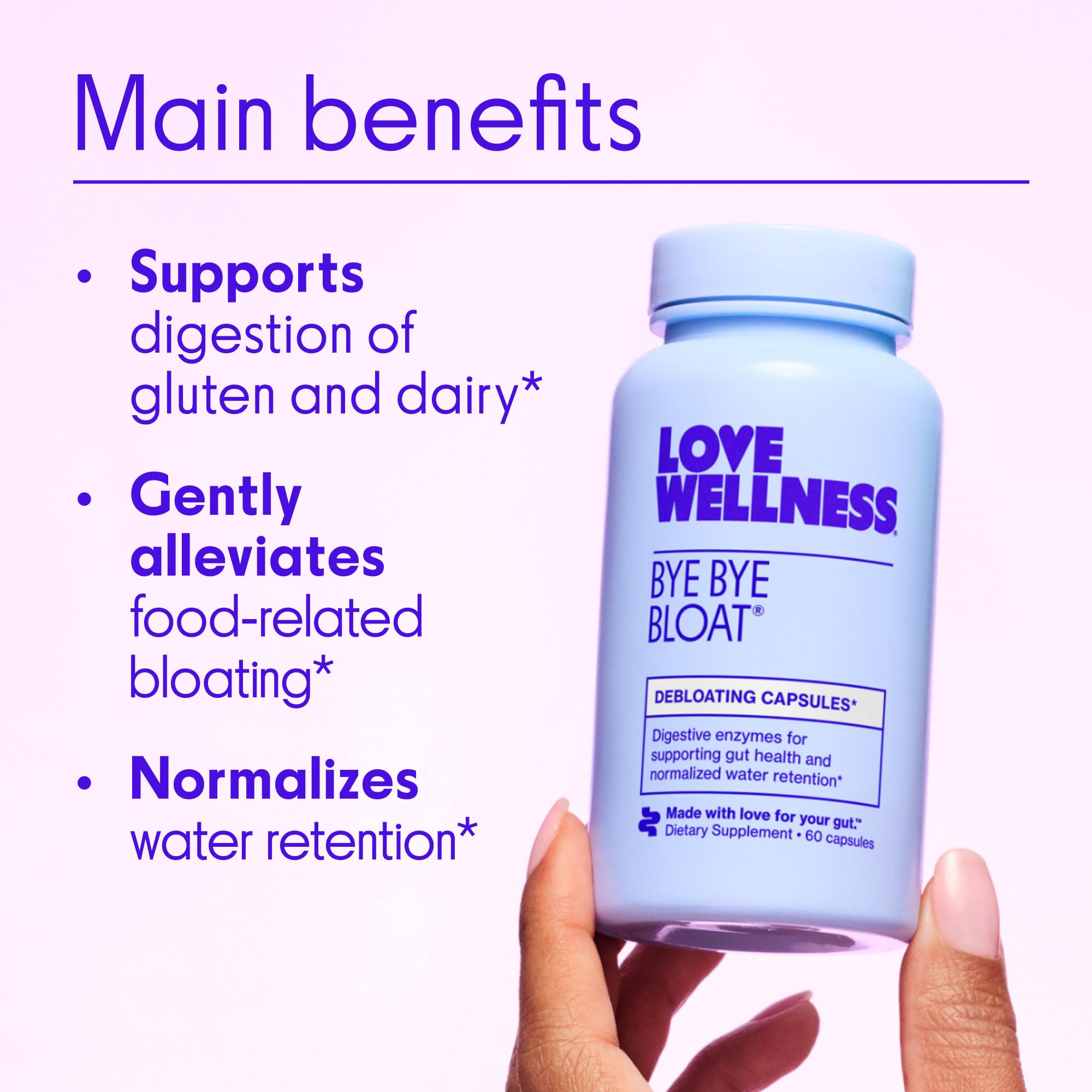 Love Wellness Sparkle Fiber bottle shown for daily fullness and energy support.