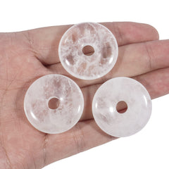 Loveliome large-hole donut pendant ready for necklaces or bracelets