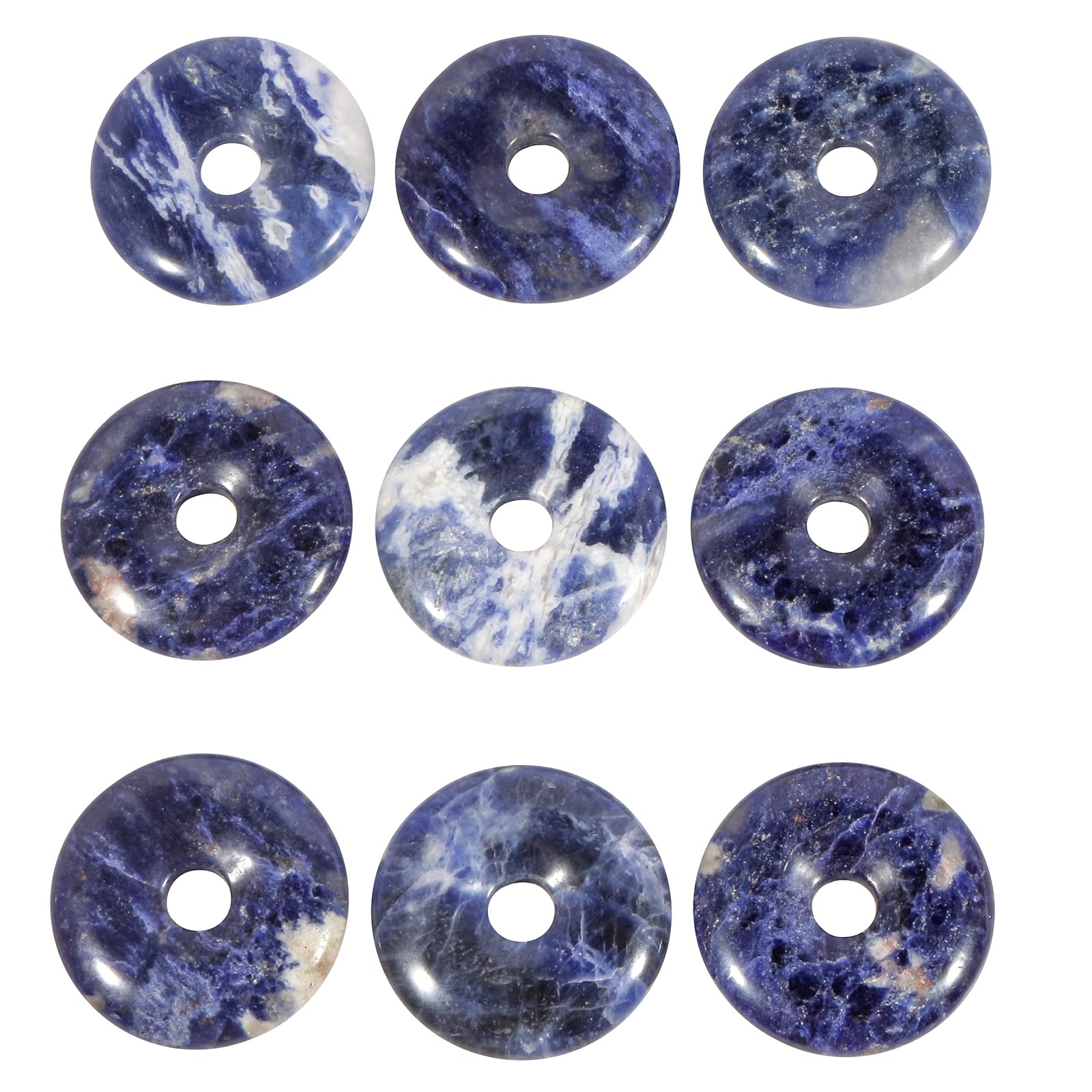 Loveliome donut charms display for DIY necklace and bracelet ideas.