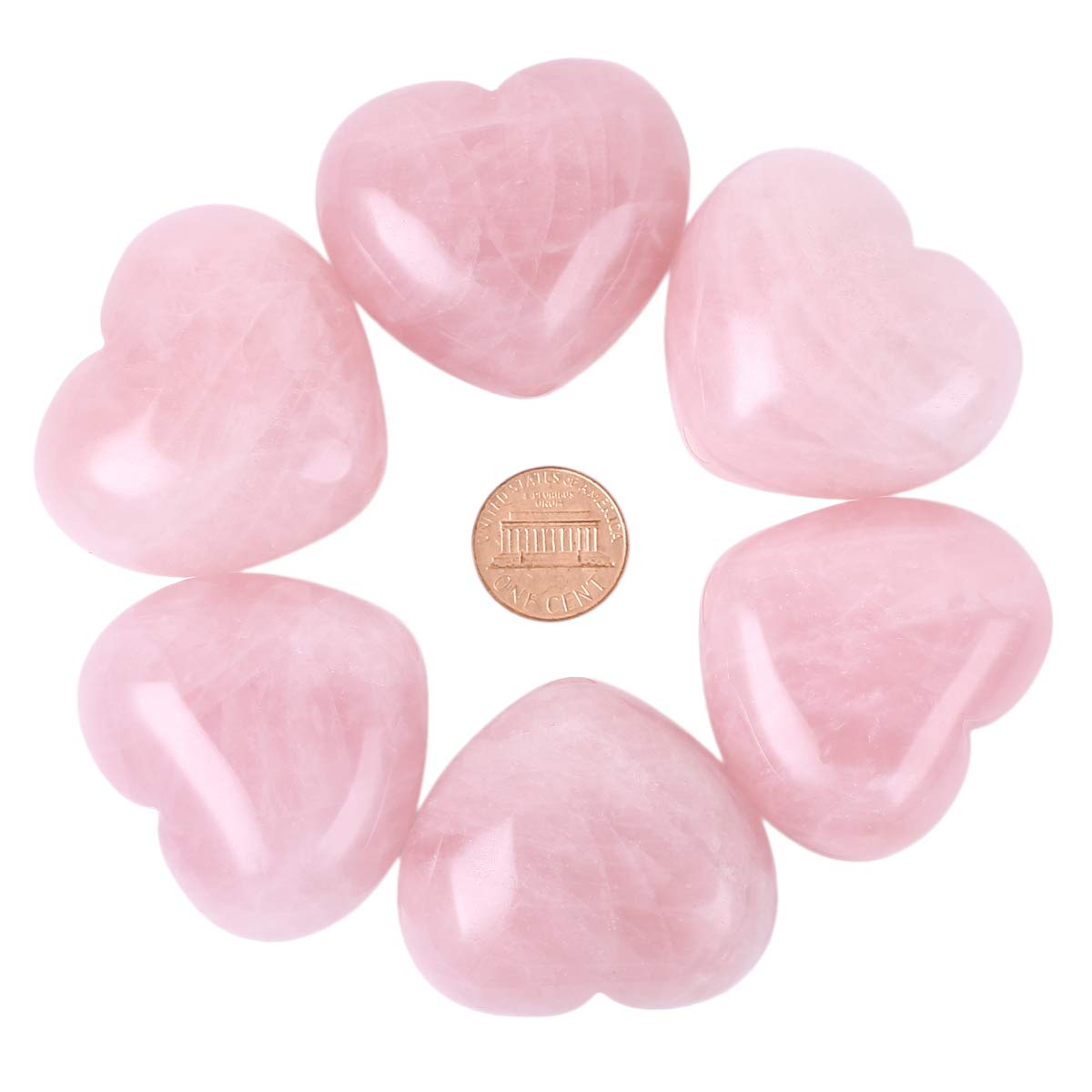 Loveliome rose quartz heart decor-altar serves as a calming focal piece.