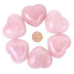 Loveliome rose quartz heart decor-altar serves as a calming focal piece.