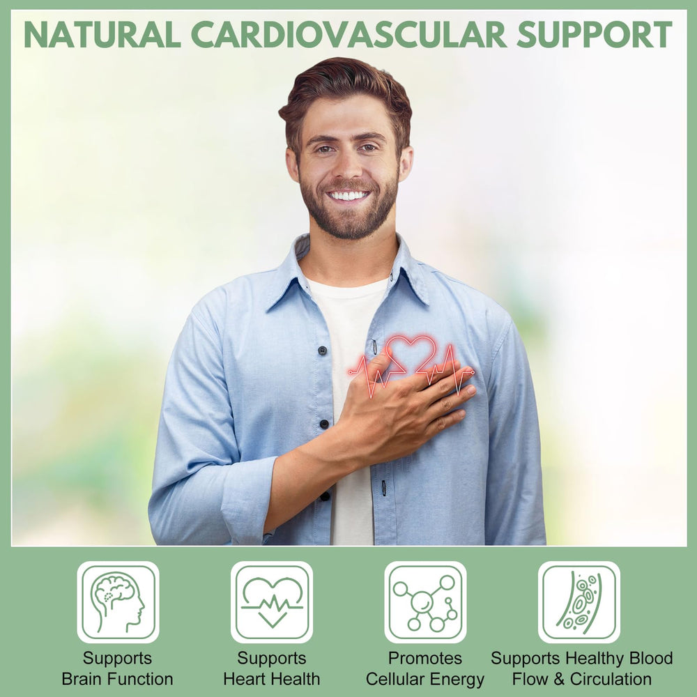 LovelyStore heart health graphic beside bottle