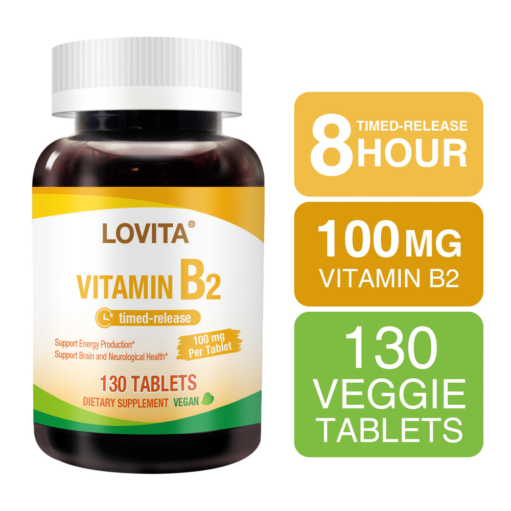 Lovita B2 time-release coated tablet emphasizes eight-hour support