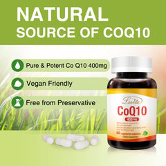 Label detail of Lovita CoQ10 with non-GMO certification