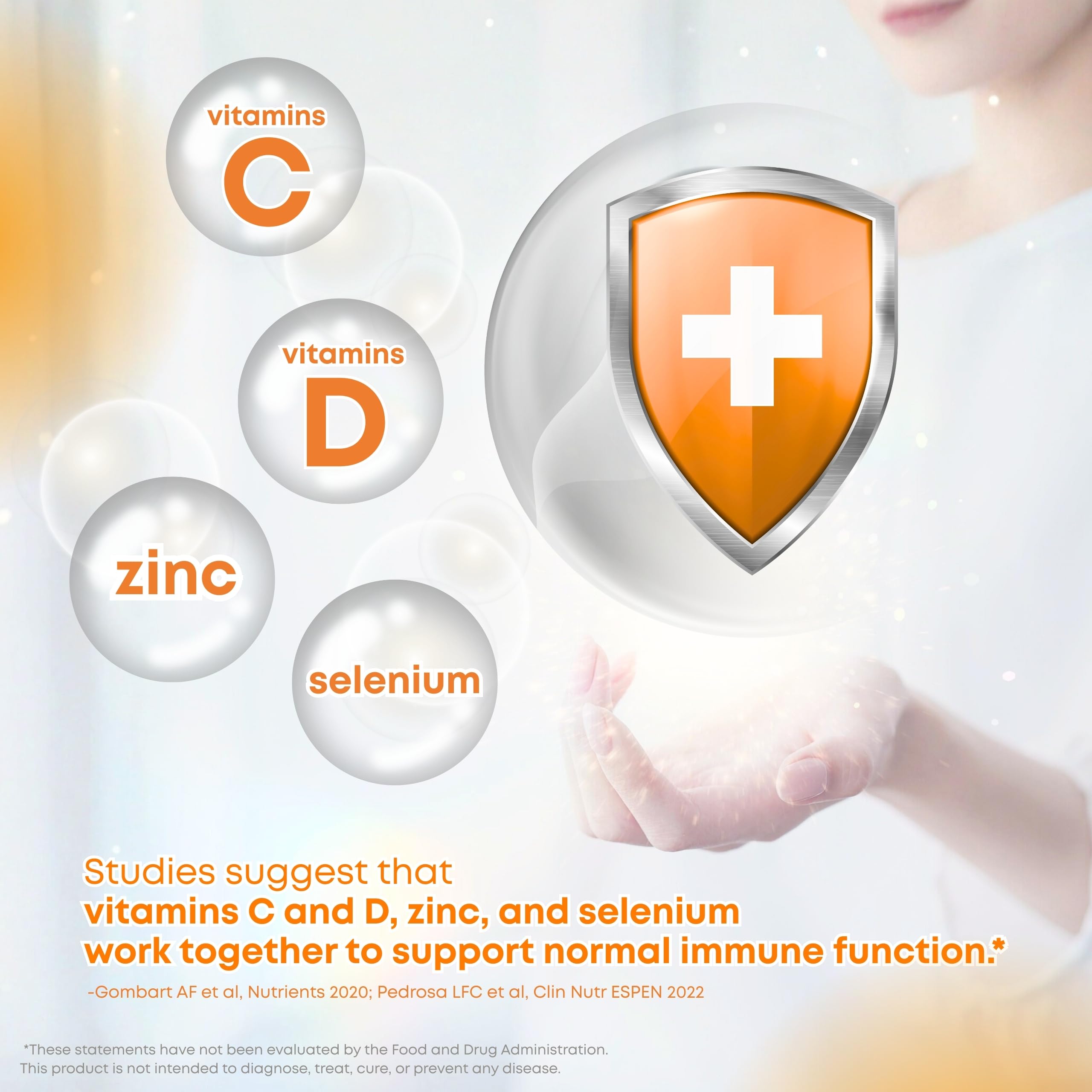 LOVITA vitamin D3, zinc, and selenium ingredients support balanced wellness