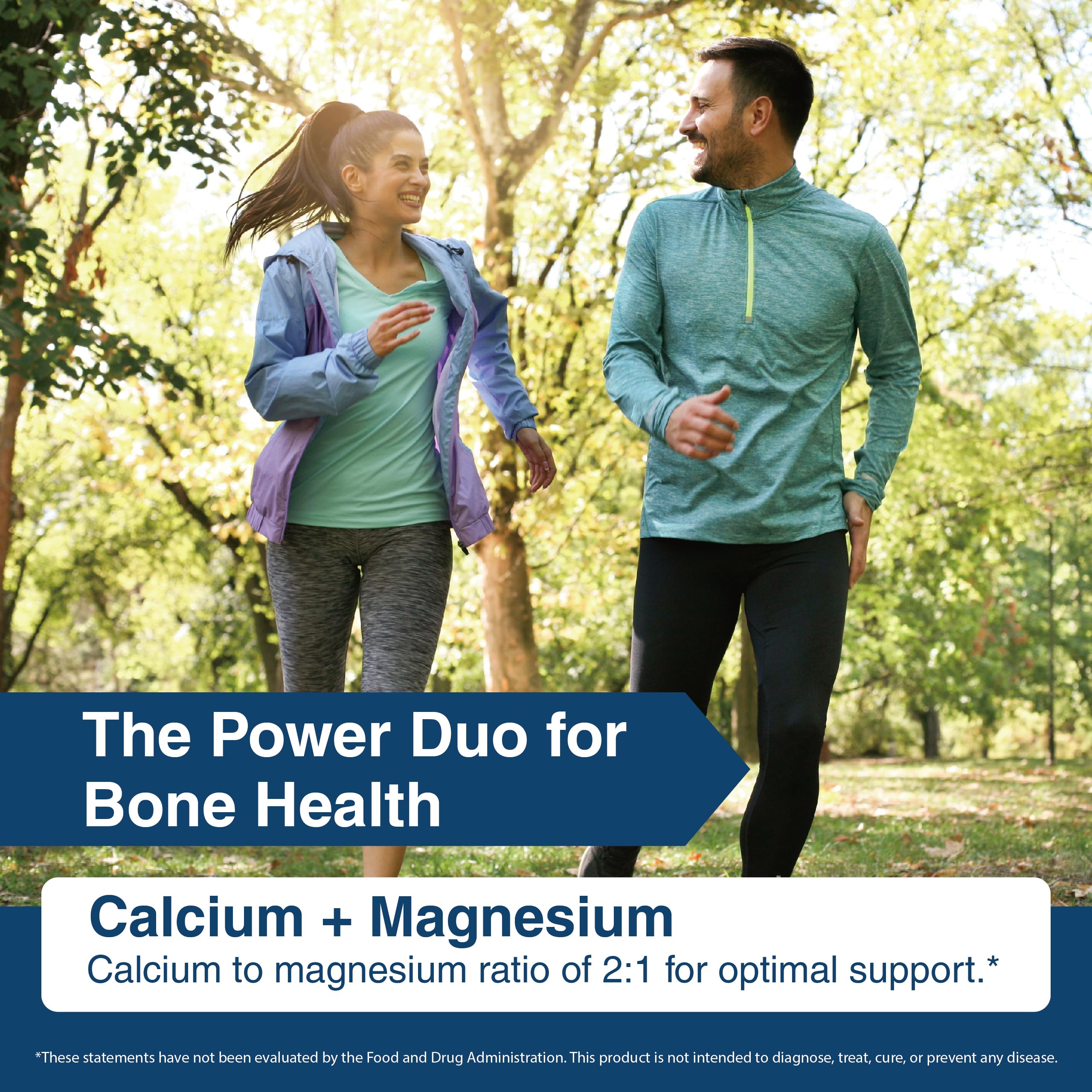 LOVITA full-spectrum bone support label highlights calcium, magnesium, and vitamins.